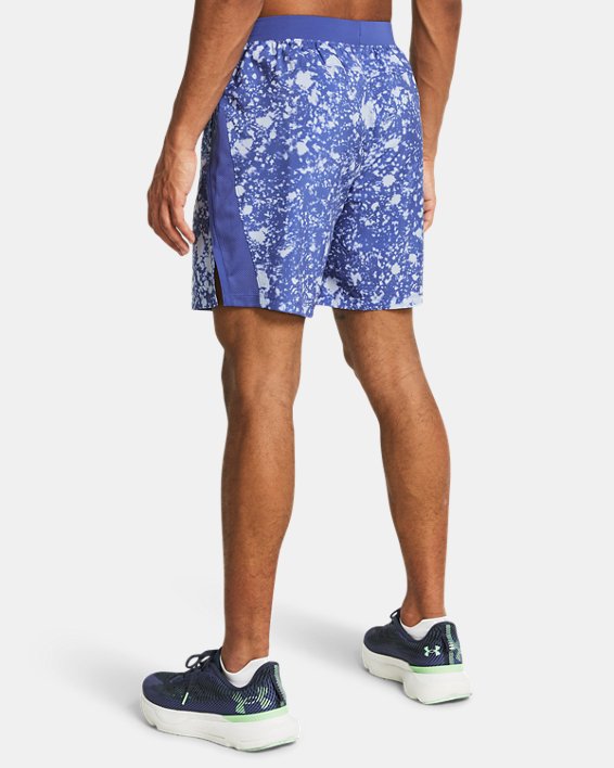 Men's UA Launch Unlined 7" Shorts, Purple, pdpMainDesktop image number 1